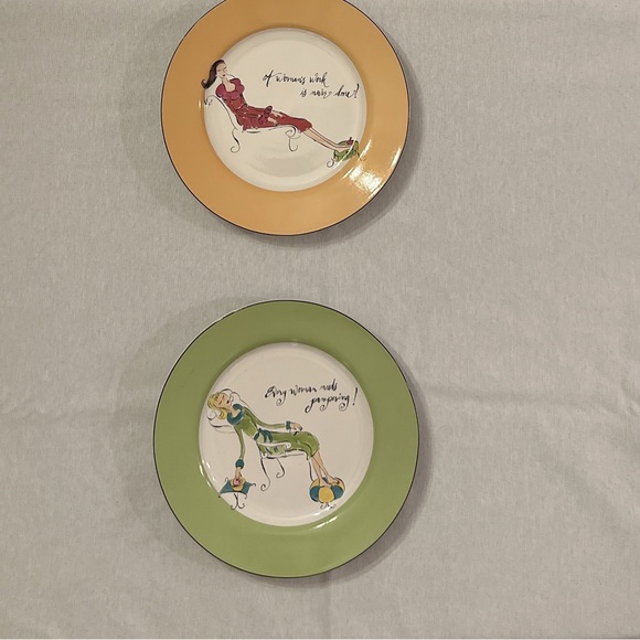 Decorative set of 4 plates. - Picture 3 of 3